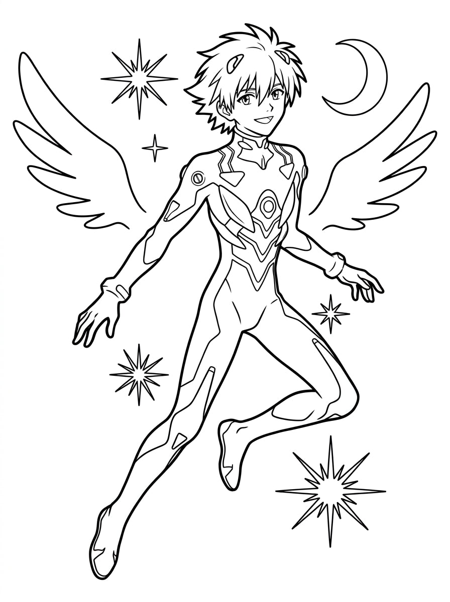 Anime Coloring Book | 88 Printable Coloring Pages | Digital PDF Download | Manga Coloring Book | Instant Download | Kids & Adults