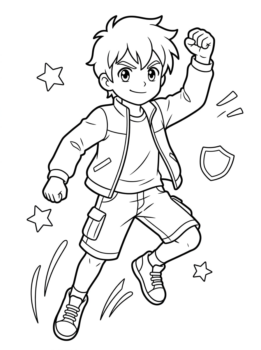 Anime Coloring Book | 88 Printable Coloring Pages | Digital PDF Download | Manga Coloring Book | Instant Download | Kids & Adults