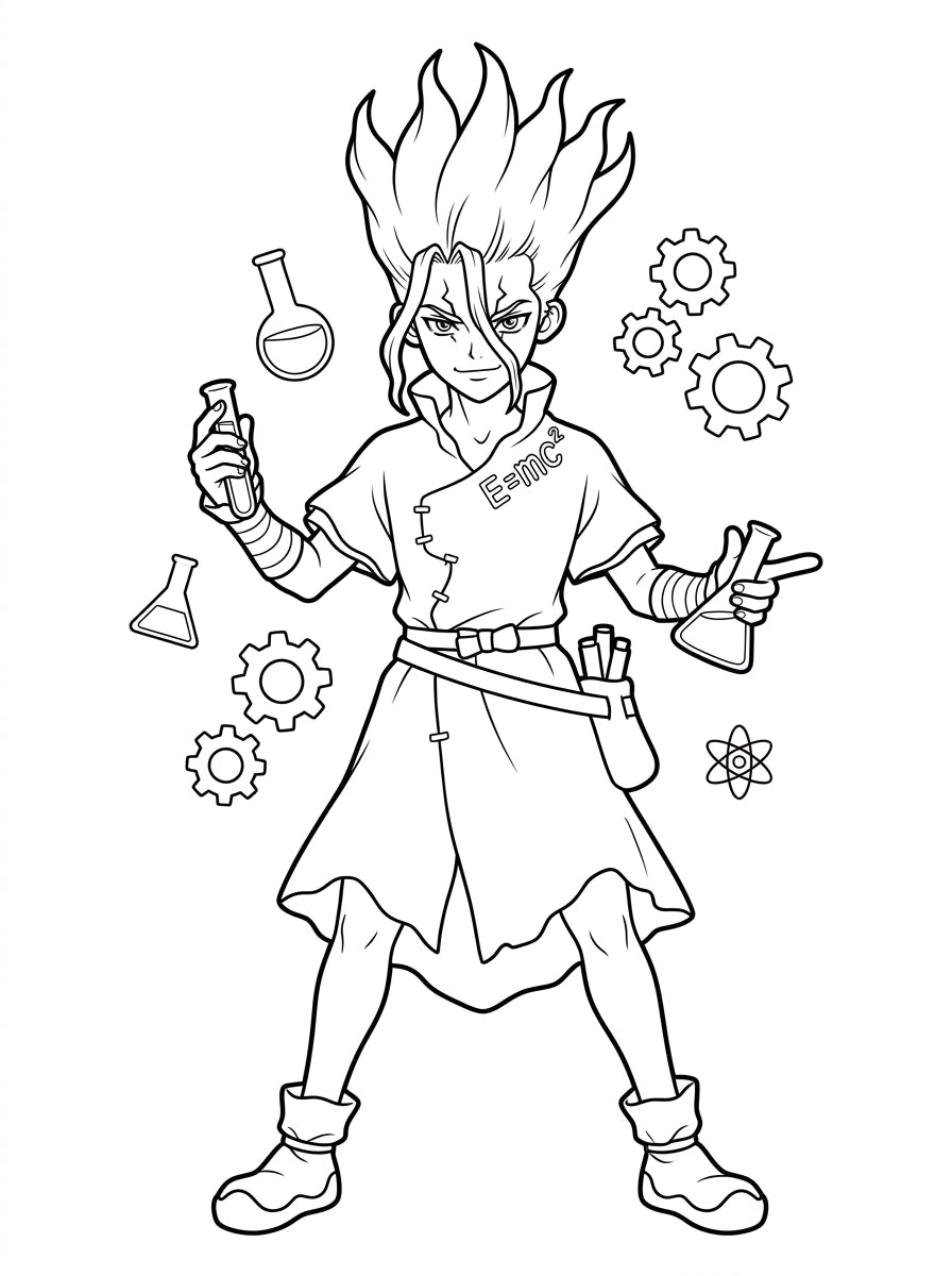 Anime Coloring Book | 88 Printable Coloring Pages | Digital PDF Download | Manga Coloring Book | Instant Download | Kids & Adults
