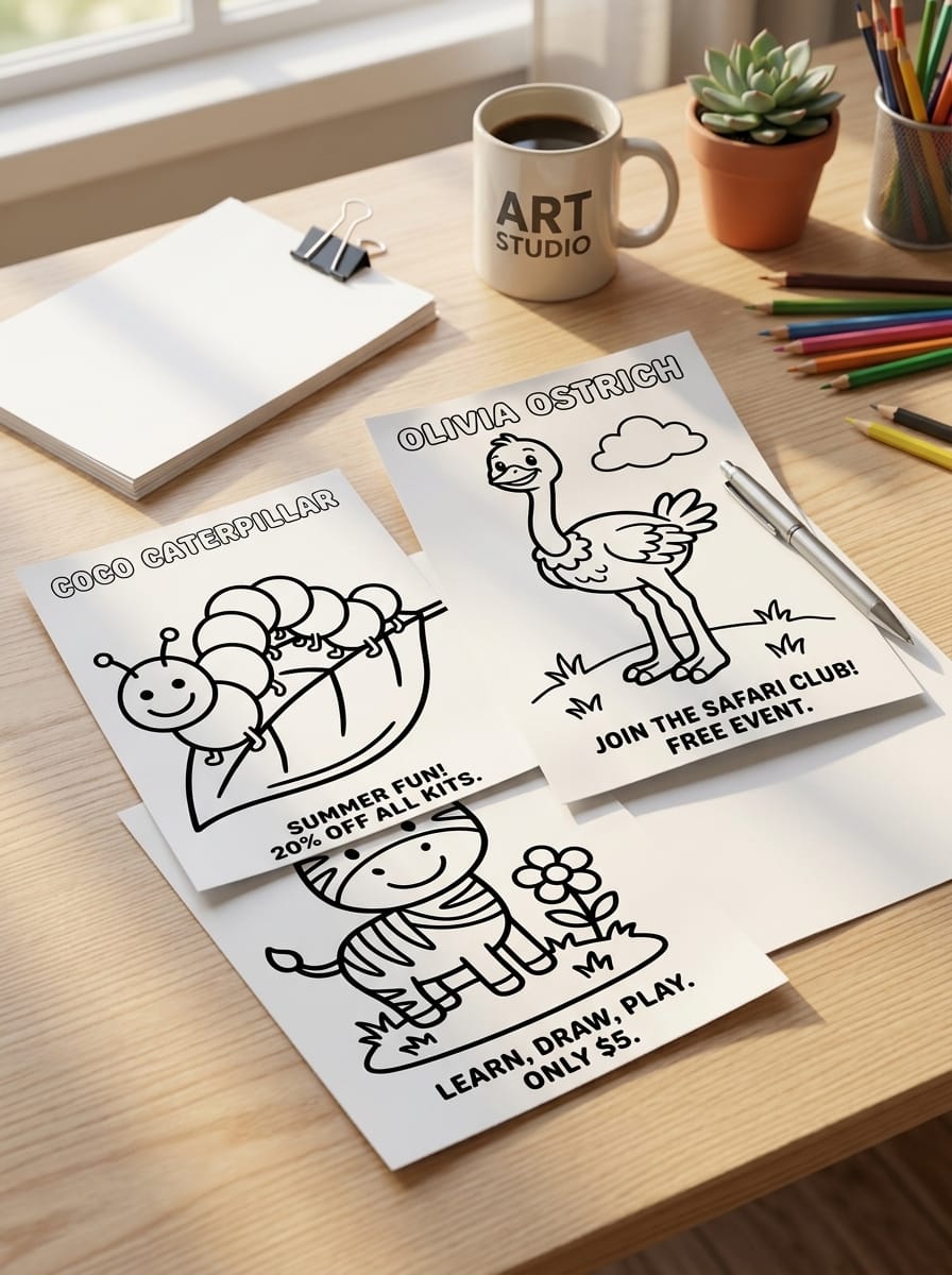 My First Cute Animal Coloring Book | 72 Printable Coloring Pages for Kids Ages 2-6 | Digital Download PDF